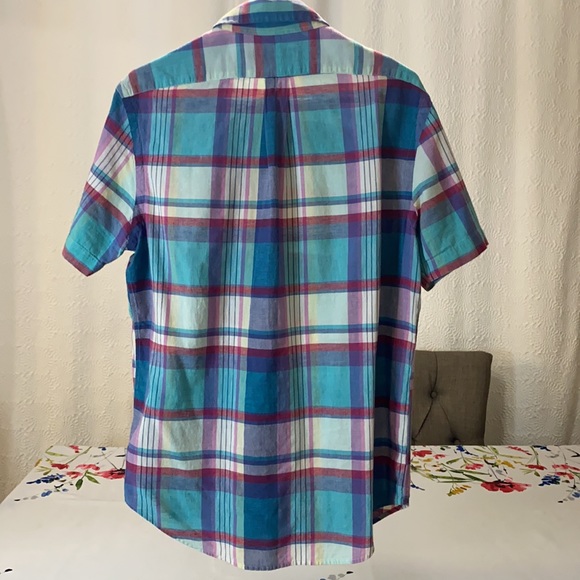 Ralph Lauren Button Down Plaid Shirt - Picture 2 of 4